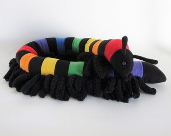 Rainbow Millipede Plush