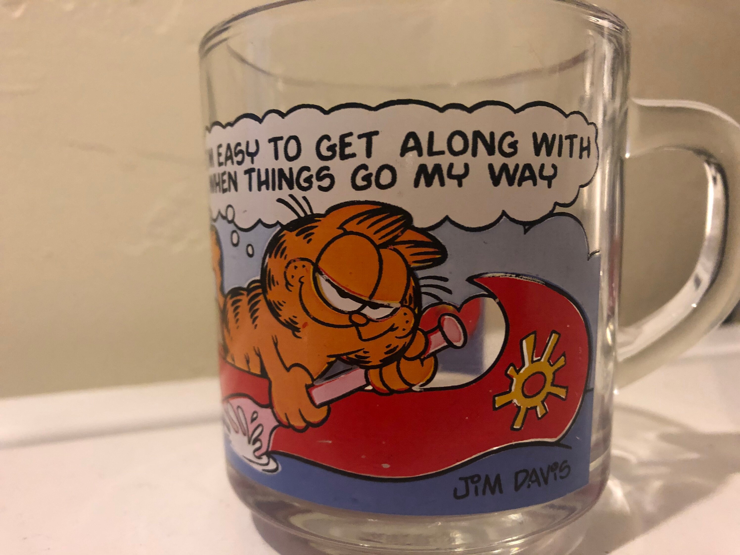 1978 Mcdonalds Garfield Mug Value - dolg3es