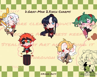 D.Gray-Man Charms