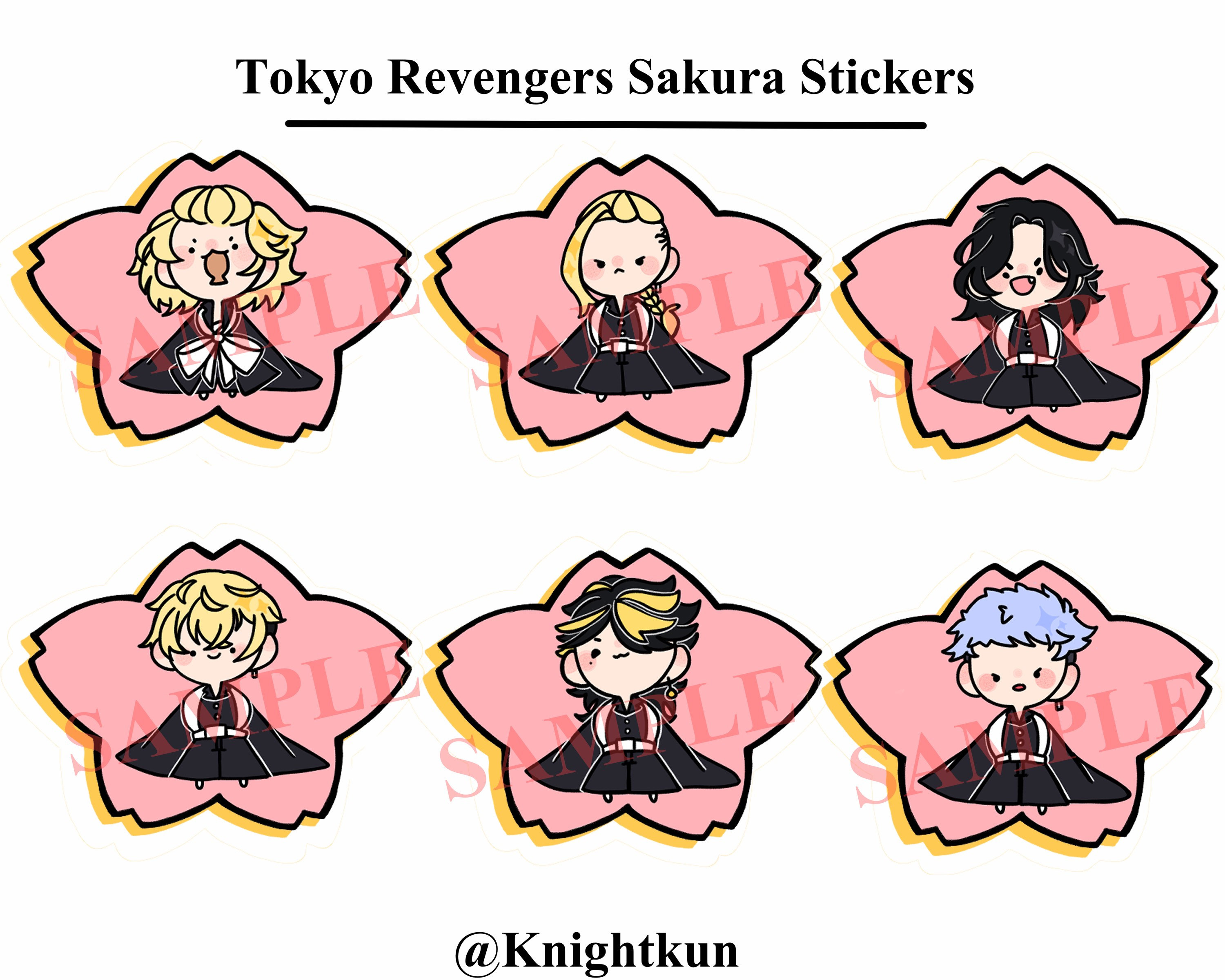 Tokyo Manji Sakura Stickers
