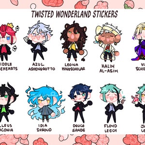 Twisted Wonderland Stickers
