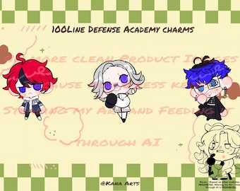 100Line : Last Act Defense Academy 2inch Charms