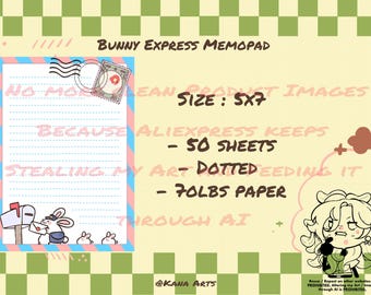 Bunny Mail Memopad