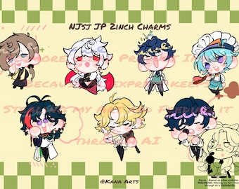 NJSJ JP 2inch Charms