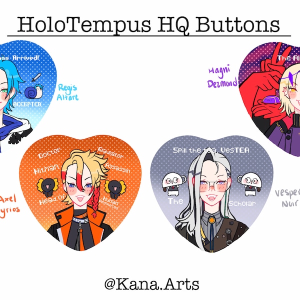 HoloTempus Heart Button