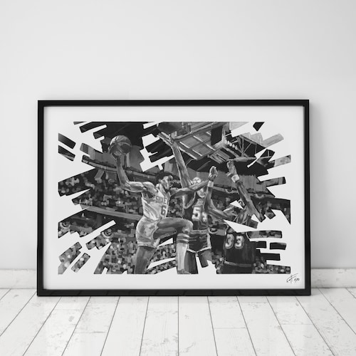 Basketball Black and White Print Art Boy Basketball Poster Etsy