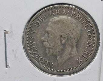 50% Silver UK Shilling 1936