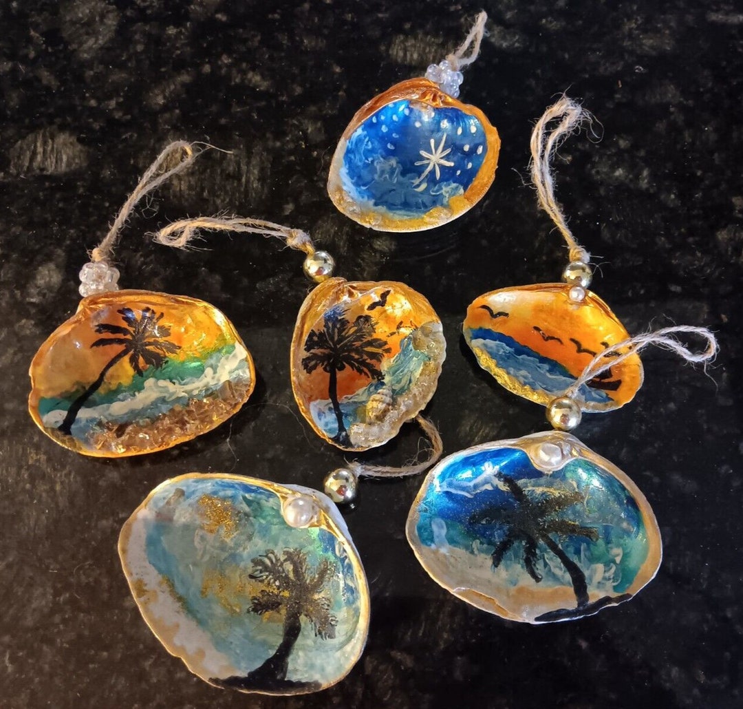 Hand-Painted Sea Animals Pattern Ceramic Dessert And