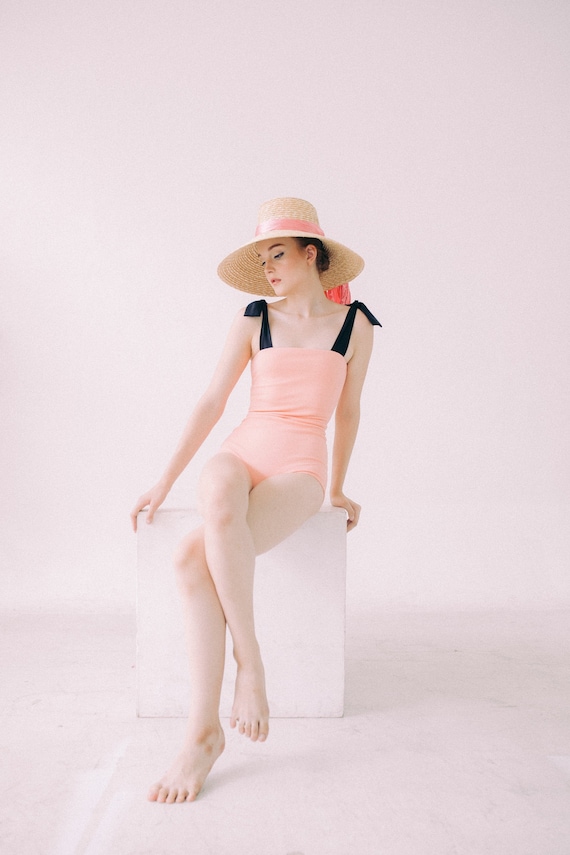 Pastel pink swimsuit new arrivals