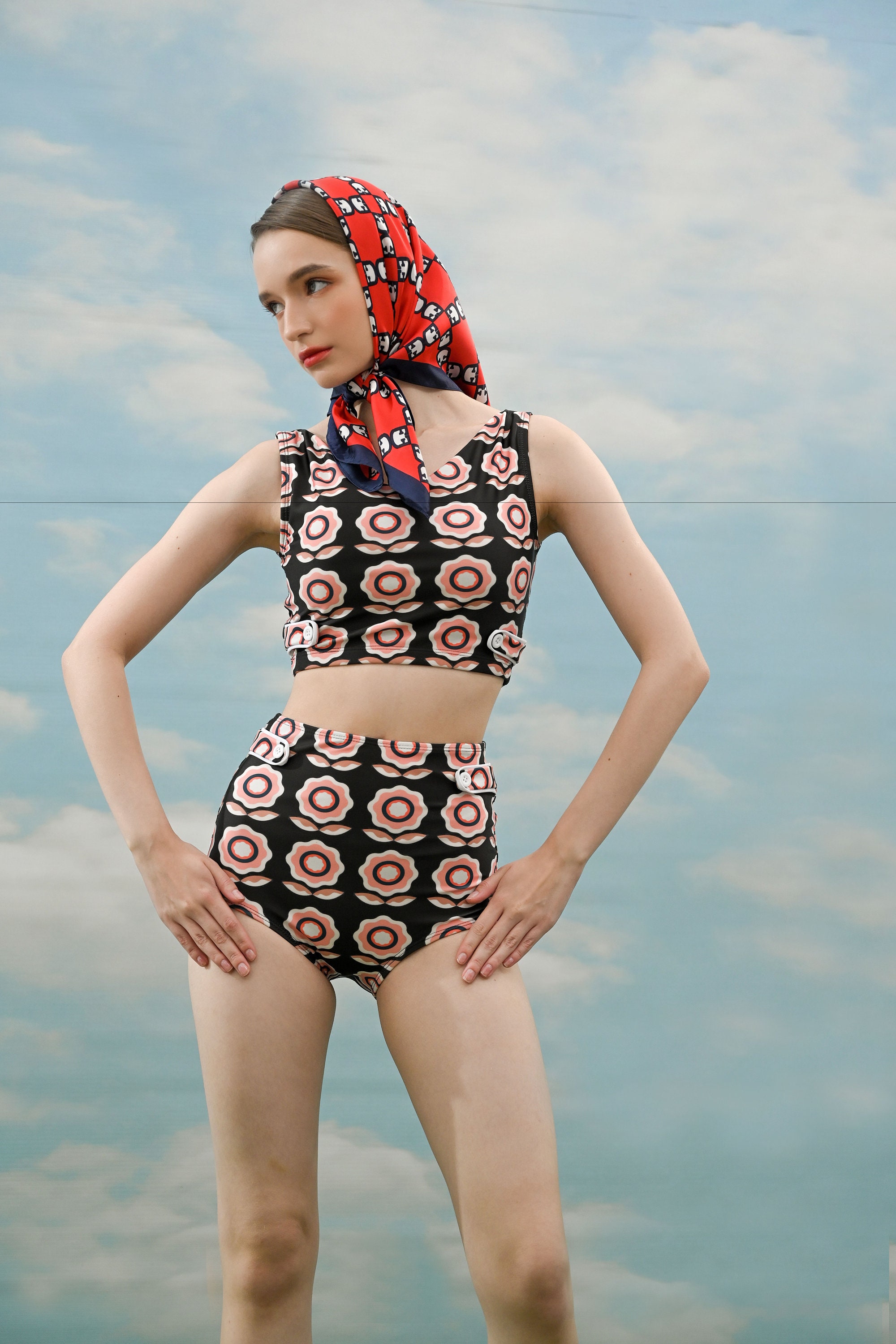 Ameri VINTAGE HOLEONEPIECE SWIMWEAR Sサイズ Ameri VINTAGE HOLEONEPIECE SWIMWEAR Sサイズ