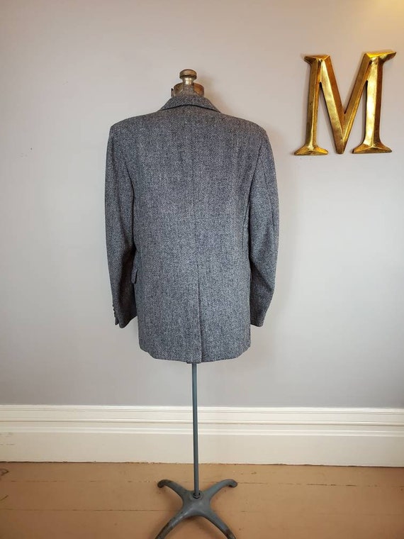 Vintage 80s / 90s Harris Tweed / Cricketeer Smoky… - image 4