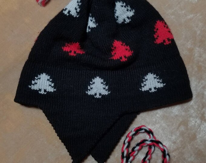 Vintage 80s / 90s Maureen of the Mews New Hampshire Black, Red & Gray