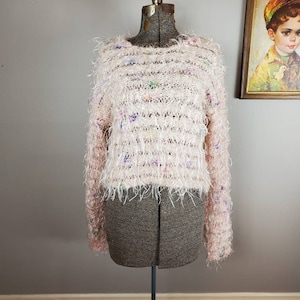 A Puffed Sleeve Gradient Sweater - Confetti Dk Pullover - Expression Fiber  Arts