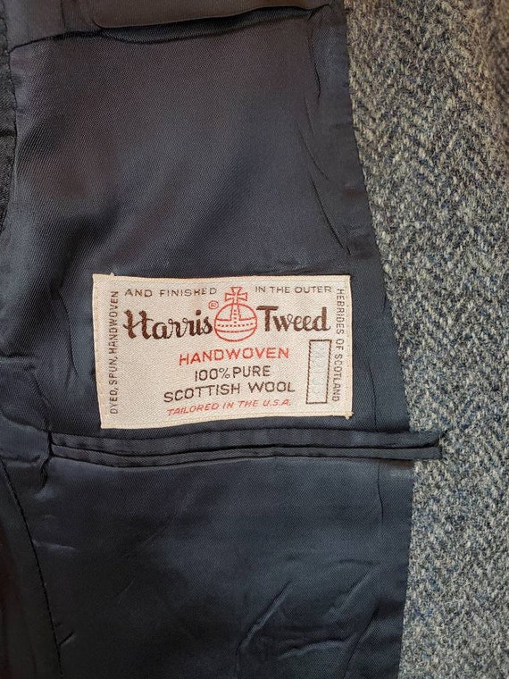 Vintage 80s / 90s Harris Tweed / Cricketeer Smoky… - image 6