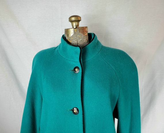 Vintage 80s Projections Ltd. Women's Teal Green Ba