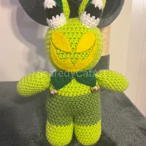 Green demon bunny
