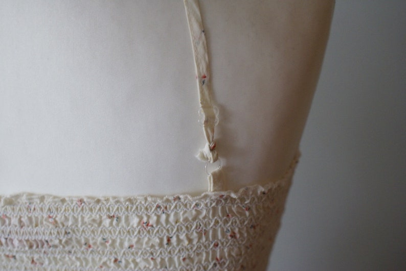 Summer Cream Top Cotton blouse Delicate Romantic Summer blouse in roses Sleeveles summer top Clothing for her Delicate Cream blouse
