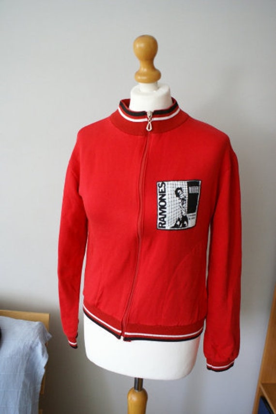 Vintage Bomber Jacket with The Ramones Patch, The