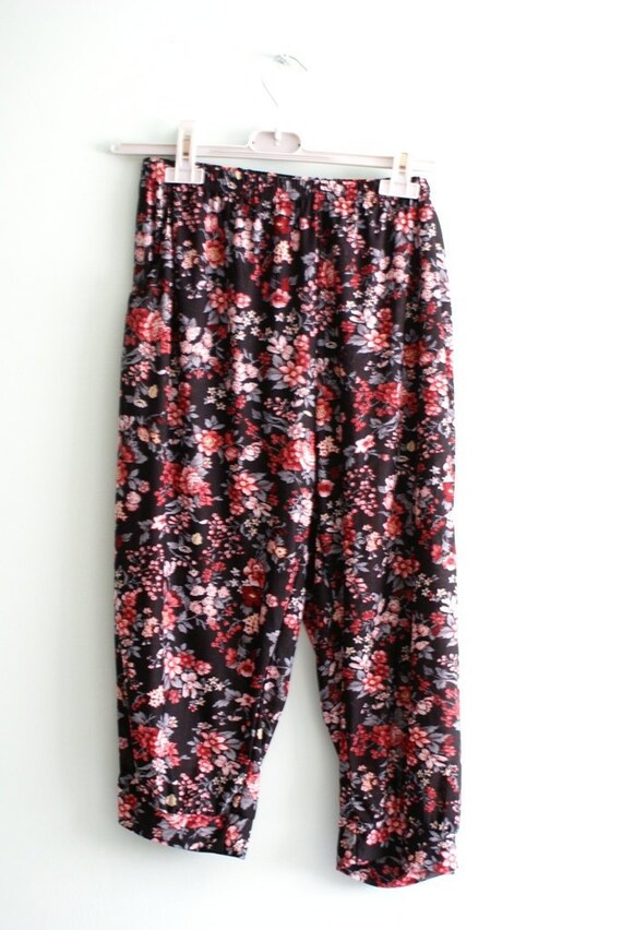 floral summer pants
