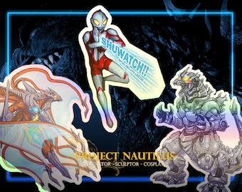 TOKU All-Stars [Holo Stickers] Aprox. 3”