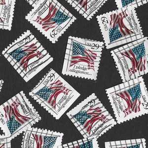 25 Pledge of Allegiance Flag 29 cent - Used and Cancelled Stamps