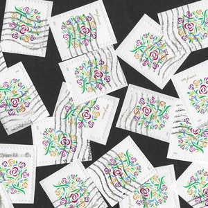 25 Where Dreams Blossom - USED and Cancelled Stamps - On Paper