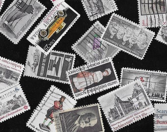 25 Shades of Gray - Used Stamps