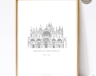 Basilica di San Marco Art Print: Catholic Home Decor (Digital Download)