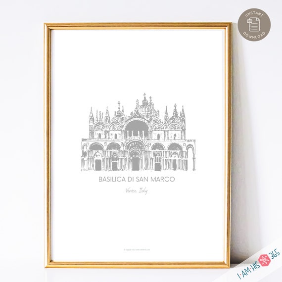 Basilica di San Marco Art Print: Catholic Home Decor (Digital Download)