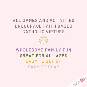 Printable Catholic Game and Activity Bundle | Catholic Family Digital ...