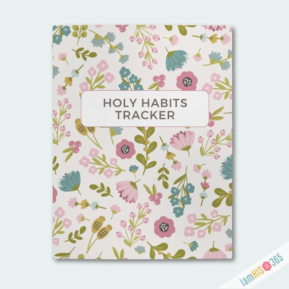 Holy Habits Journal Book | Floral Catholic Prayer Journal with Pages with Catholic Scripture encouragement