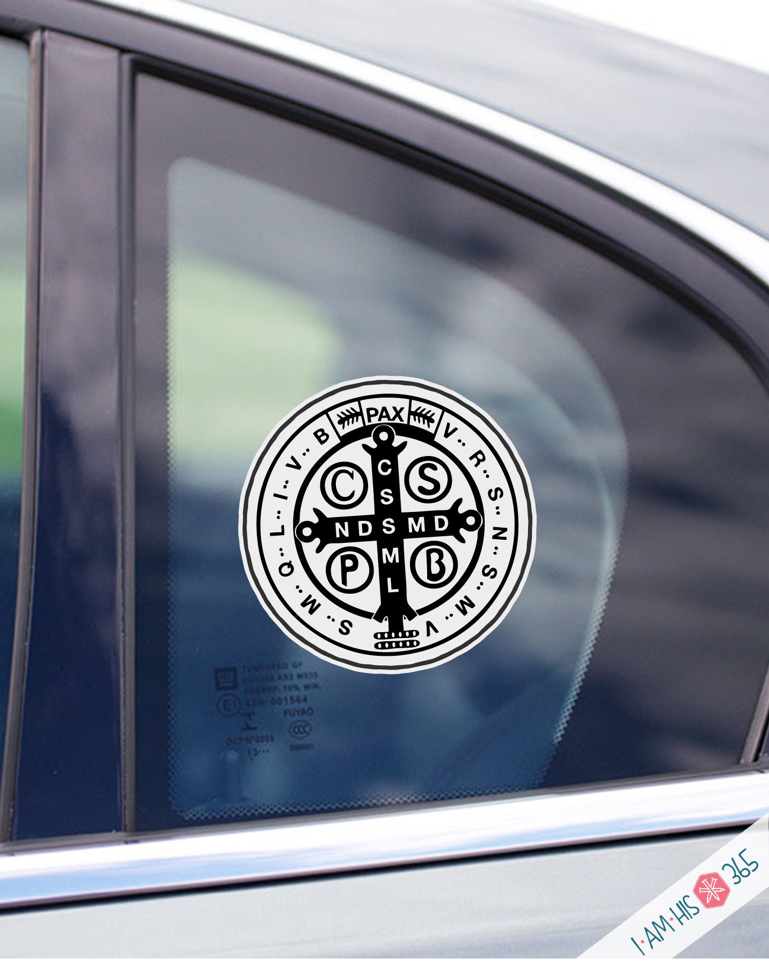 St. Benedict Medal Catholic Sticker Decal Faith Sticker Laptop