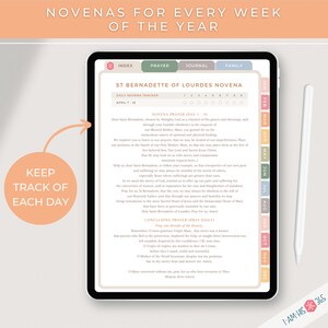 The Ultimate Traditional Catholic Planning Journal : 1962 Liturgical Calendar & Prayer iPad Planner Zinnia, iPad, Goodnotes, Notability image 7