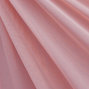 Stretch nylon mesh - light pink (blush)