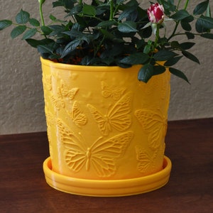 Medium Butterfly Planter Pot, 6-inch Pot, Indoor/Outdoor