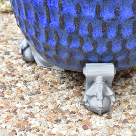 Art Deco Decorative Plant Pot Feet, Set of 3, for 8"14" Pots, PETG   Uv-resistant, Made in USA - Etsy