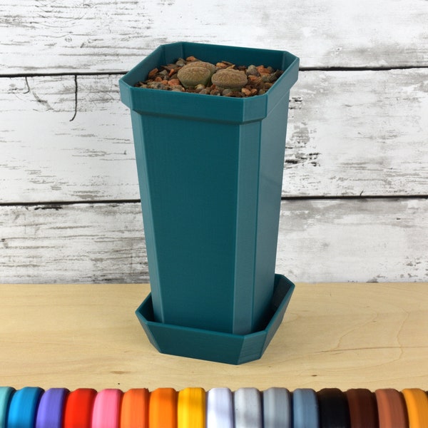 7-Inch Tall, Narrow Plant Pot