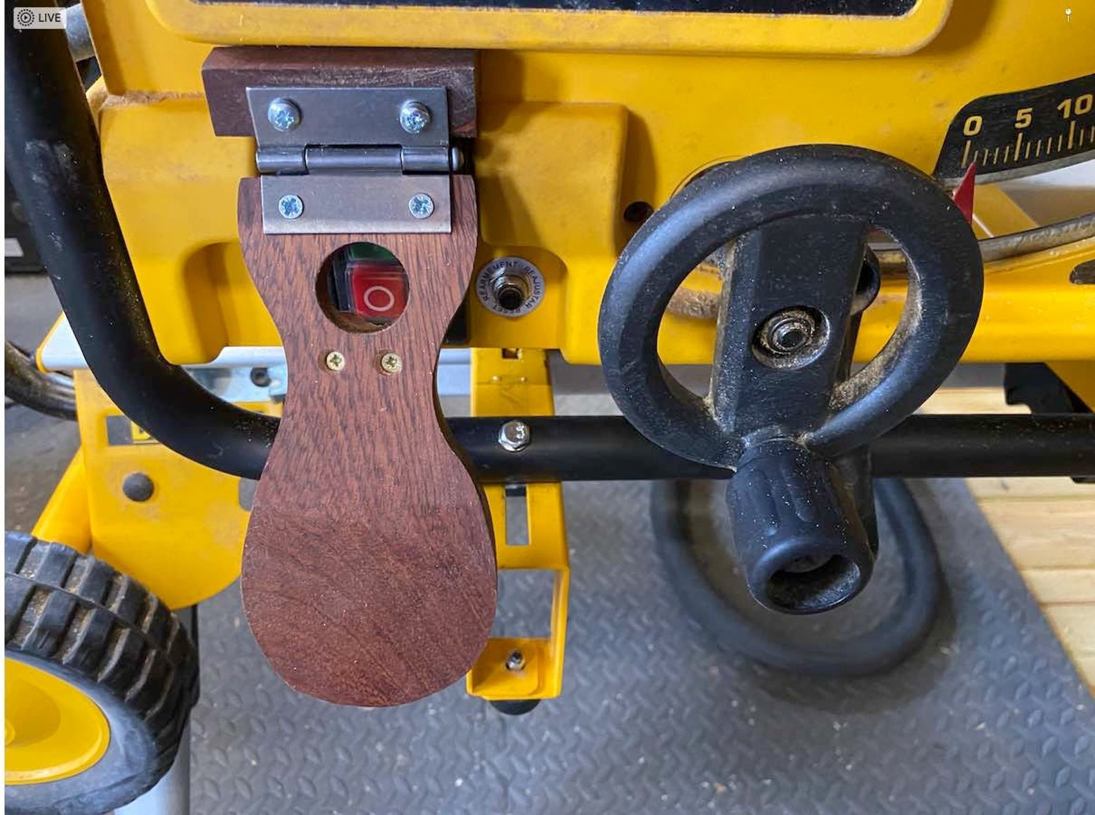 DEWALT DW745 flappy Paddle on off Safety Device Without Changing the