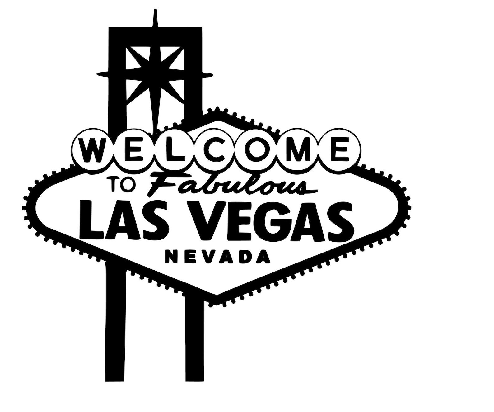 Welcome to Fabulous Las Vegas Nevada SVG PNG JPEG | Etsy