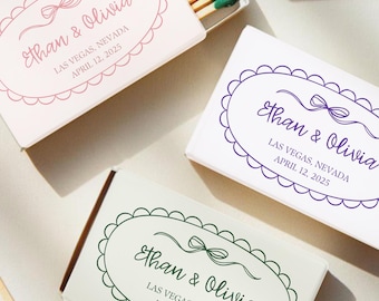 Editable Wedding Matchbox Template Vintage Wedding– Custom Matchbook Favor Design, DIY Printable Label for Matches, Wedding Favor Match