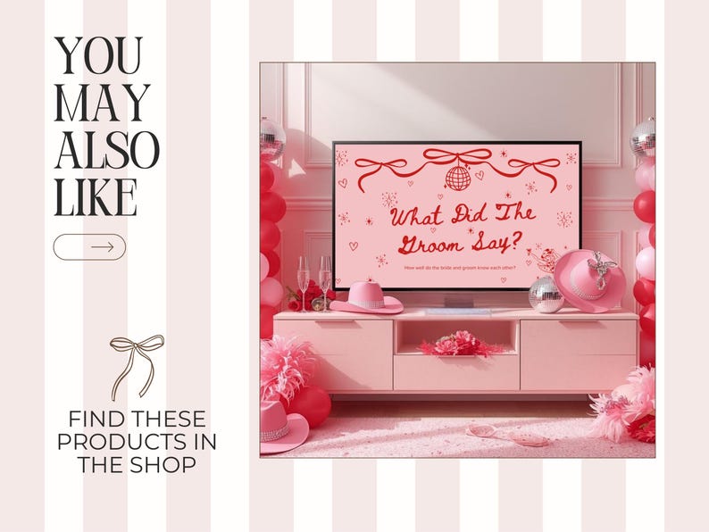 Jeopardy Bachelorette Bridal Shower Game | Cowgirl Disco Theme Editable Canva Trivia Party Game for Bachelorette, Hen Party, Wedding Shower image 5