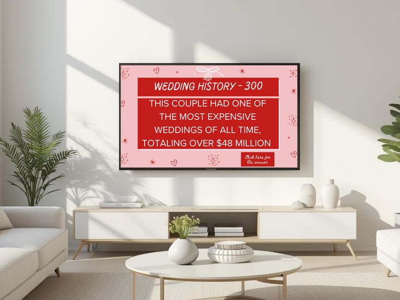 Jeopardy Bachelorette Bridal Shower Game | Cowgirl Disco Theme Editable Canva Trivia Party Game for Bachelorette, Hen Party, Wedding Shower image 10