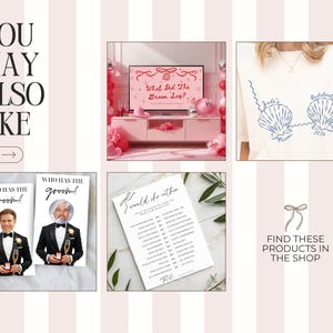 Jeopardy Bachelorette Bridal Shower Game | Cowgirl Disco Theme Editable Canva Trivia Party Game for Bachelorette, Hen Party, Wedding Shower image 13