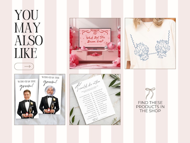 Jeopardy Bachelorette Bridal Shower Game | Cowgirl Disco Theme Editable Canva Trivia Party Game for Bachelorette, Hen Party, Wedding Shower image 13