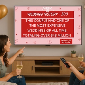 Jeopardy Bachelorette Bridal Shower Game | Cowgirl Disco Theme Editable Canva Trivia Party Game for Bachelorette, Hen Party, Wedding Shower image 6