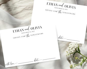 Tarjetas de consejos para despedidas de soltera: recuerdos impresos de 4x6