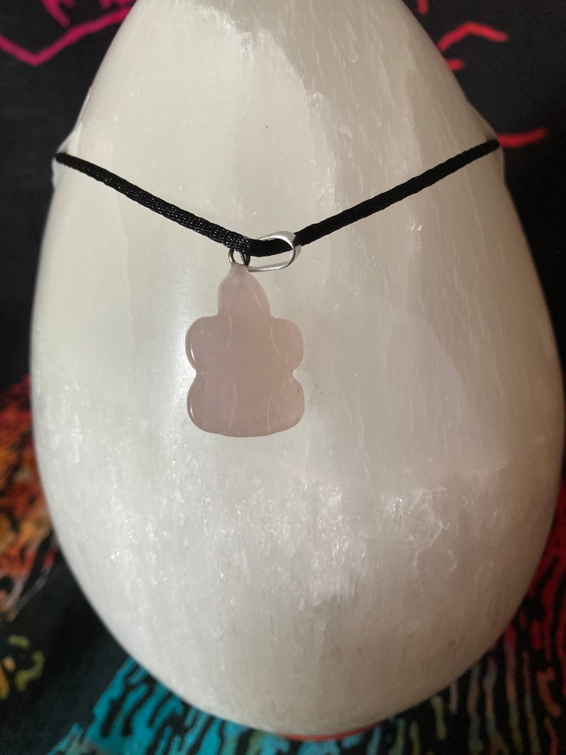 Adjustable Rose Quartz Turtle Necklaces