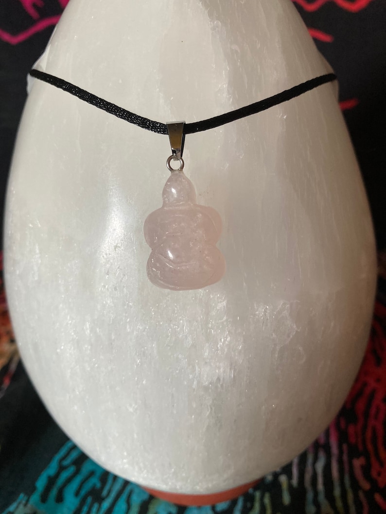 Adjustable Rose Quartz Turtle Necklaces