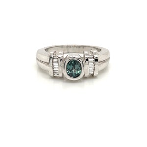 Natural GIA Certified 1.11 Ct Alexandrite Cocktail Ring