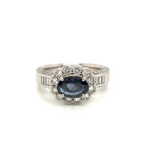 Natural GIA Certified 1.19 Ct. Alexandrite Cocktail Ring